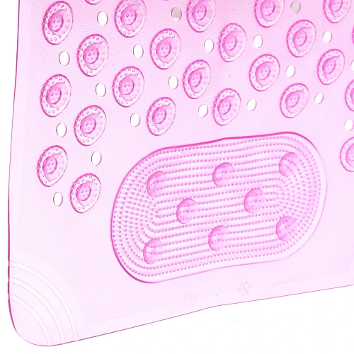 Коврик в ванну Селфи 70х35 ПВХ Бэтти розовый_4