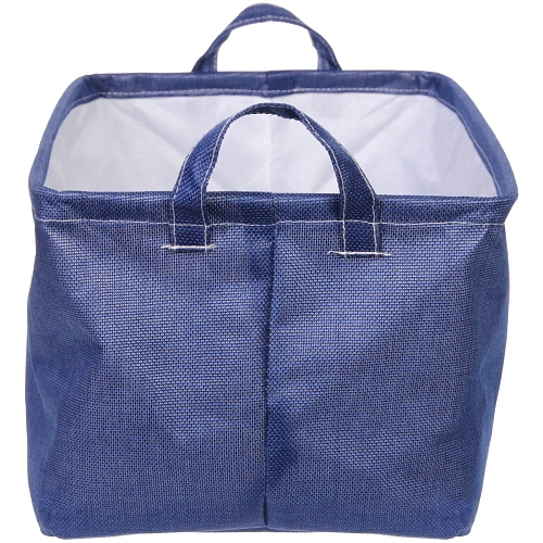 Коробка для хранения вещей с ручками ВЕСТА, цвет полуночно синий, 382621см_4