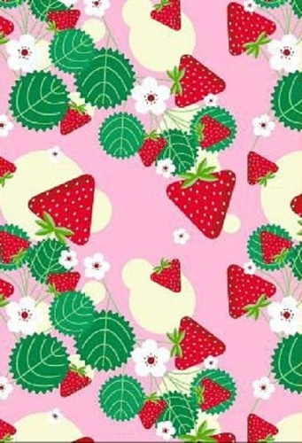 Полотенце кухонное "Flavor - Земляника" 40*57 см, микрофибра 200 гр/м2