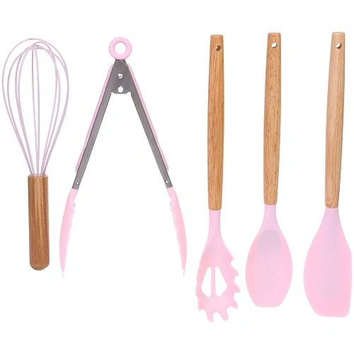 Набор кухонных принадлежностей  12шт Felicità розовый_4