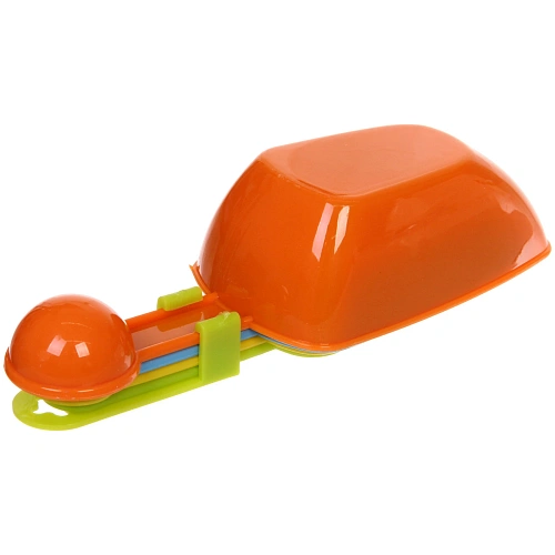 Совок для сыпучих продуктов в наборе 4шт(60мл,80мл,120мл,235мл),микс цветов_5