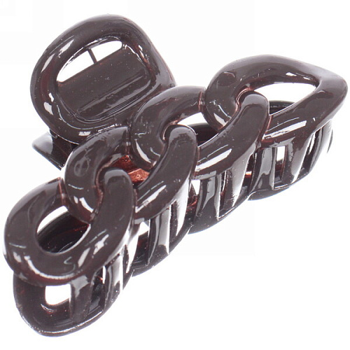 Заколка-краб для волос  на блистере Magic Gloss, кольца, микс 6 цветов, 6,5см (Кокетка)_20