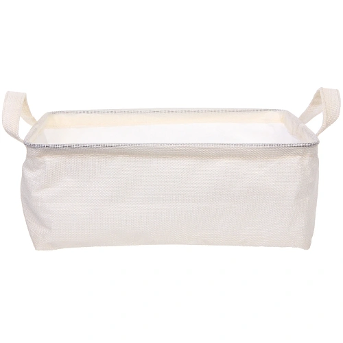 Коробка для хранения вещей с ручками ВЕСТА, цвет слоновая кость, 302013см_6