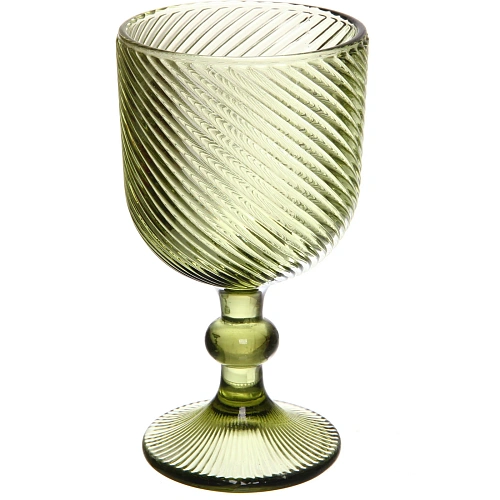 Бокал для вина 320мл Cristalв наборе 6шт, зеленый_3