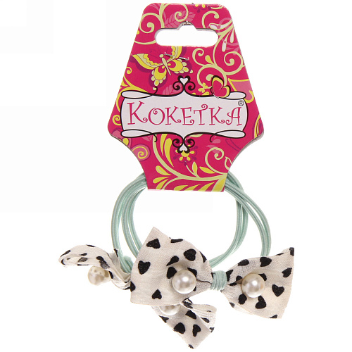 Резинки для волос 2шт New series - Сердечки, микс 5 цветов, d-6см_6