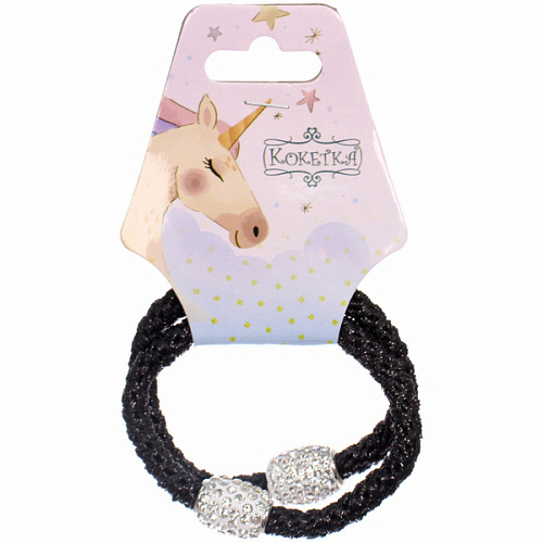 Резинки для волос 2шт МАЛЬТА, шамбала, микс 6 цветов, d-5,5см (подвес Единорог)_8