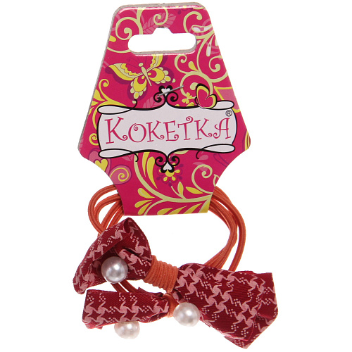 Резинки для волос 2шт New series - Клеточка, микс 5 цветов, d-6см_8