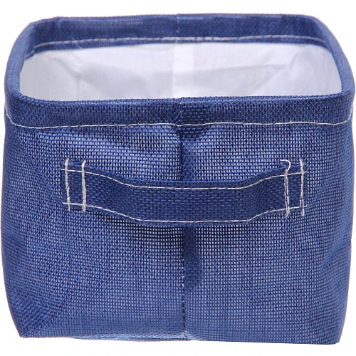 Коробка для хранения вещей с ручками ВЕСТА, цвет полуночно-синий, 201612см_4