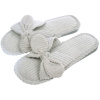 Тапочки женские домашние "COZY", цвет серо-голубой, р-р 40-41