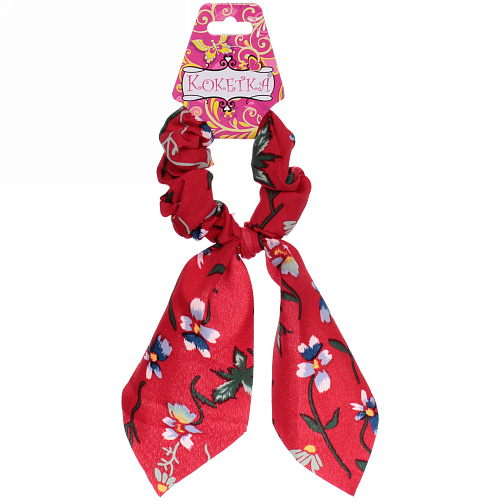 Резинка для волос Harizma - Monica, микс 5 цветов, d-8см, длина ленты 18см_7