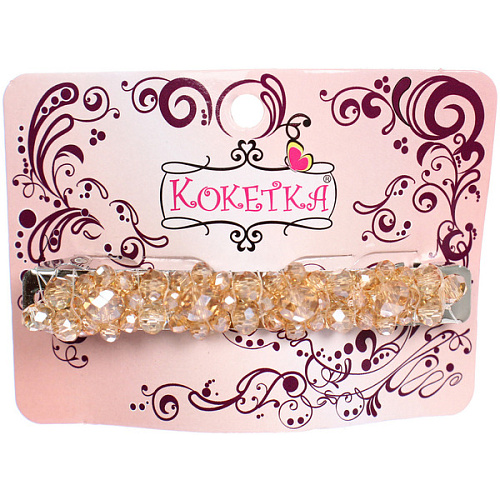 Заколка-автомат КОЛЛИНА, санта, микс 4 цвета, 8см (блистер Кокетка и пакет с подвесом)_5