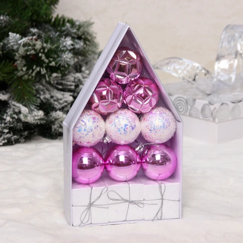 Набор украшений "Дюймовочка" 5 см, Розовый, белый