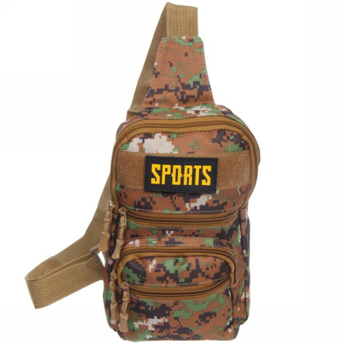 Сумка мужская "Cross Body", 4 кармана, цвет хаки, 28*17*6см