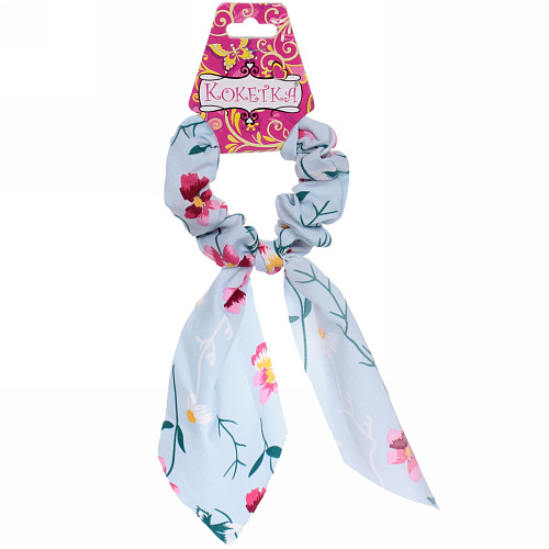 Резинка для волос Harizma - Monica, микс 5 цветов, d-8см, длина ленты 18см_6