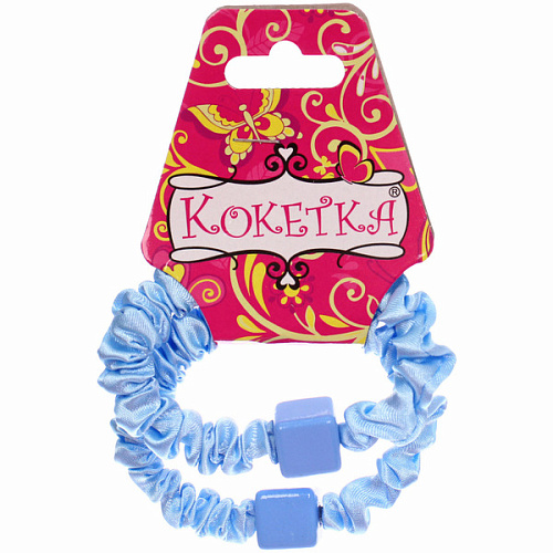 Резинки для волос 2шт Мята, кубики, микс 5 цветов, d-5см (Кокетка)_3