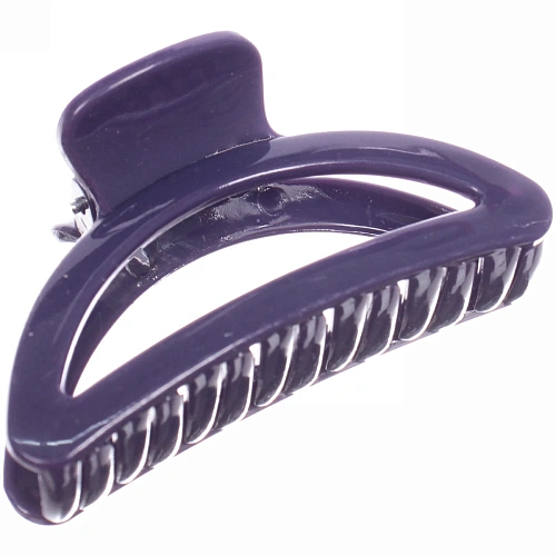 Заколка-краб для волос  на блистере Magic Gloss, трапеция, микс 6 цветов, 6,5см (Кокетка)_19