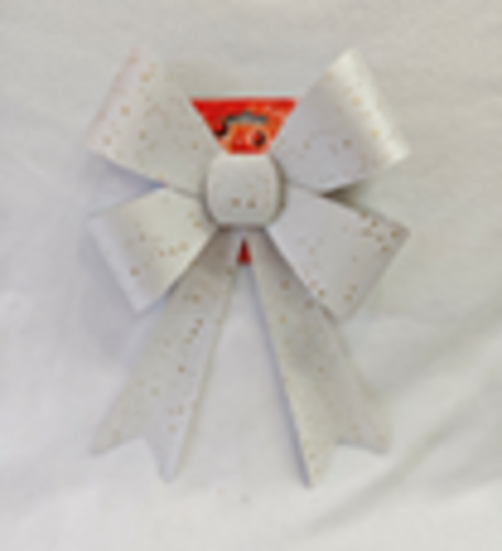 Бант на ёлку "Зимний переполох" 26*33 см, Золото