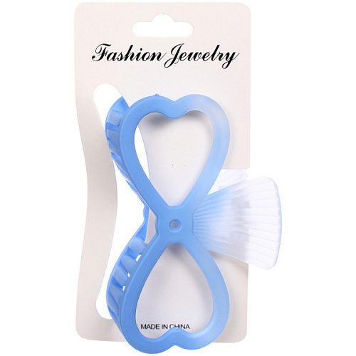 Заколка-краб для волос Мон Ляруш, бантик, микс 6 цветов, 9,5см (Блистер)_11