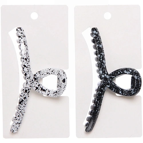 Заколка-краб для волос на блистере Emily Collection - Sara, микс 2 цвета, 114см _6