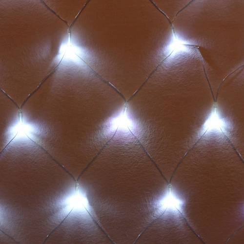 Гирлянда для улицы СЕТКА Мерцание ш2,0 в1,5 м 192 ламп LED, прозрпров, Белый (возможность соединения)_2