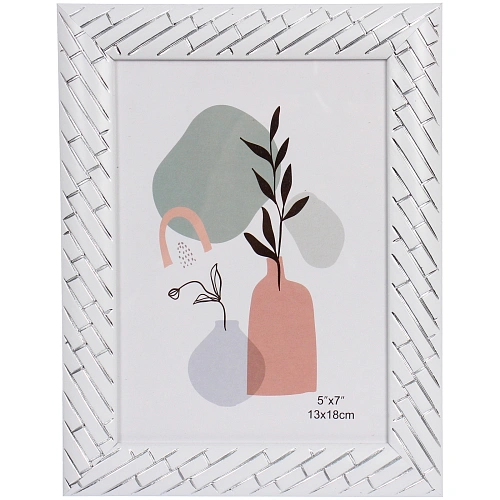 Фоторамка 1318см Флоренция серый, пластик_4