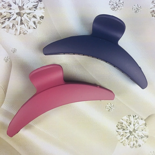 Заколка краб для волос на блистере Маттэ - Классика, микс 5 цветов, 11см_3