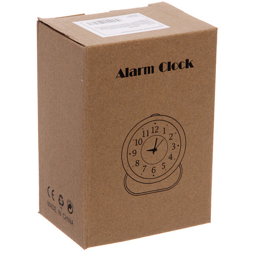 Будильник ALICE 8,55см серо-голубой_9