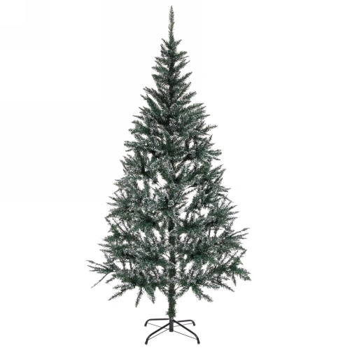 Ёлка "Рождественское чудо" 210 см, ПВХ (700 веток),  белый иней