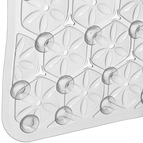 Коврик в ванну 67х37 Эллада серый_4