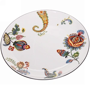 Тарелка керамическая "Paradise flowers" 25*2,2см