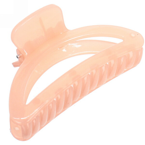 Заколка-краб для волос  на блистере Глянец-Трапеция, микс 6 цветов, 6см (Кокетка)_5