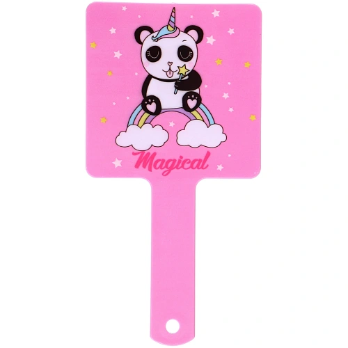 Зеркало косметическое ТВОИ МЕЧТЫ, микс 4 дизайна, 23,412см (PVC подвес) _6