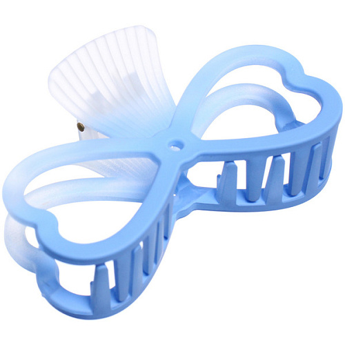 Заколка-краб для волос Мон Ляруш, бантик, микс 6 цветов, 9,5см (Блистер)_5