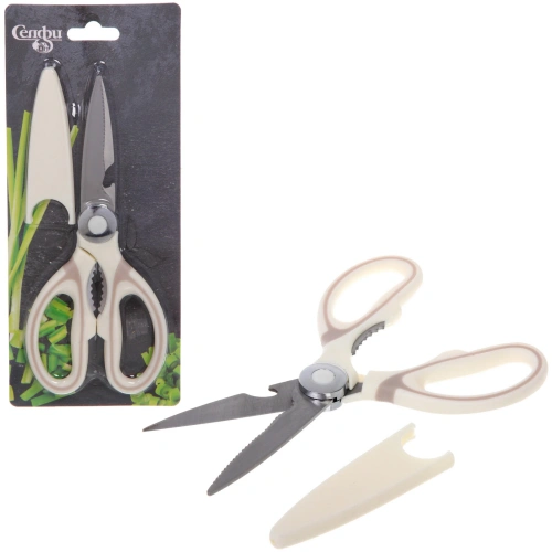 Ножницы кухонные 21см с орехоколом 395