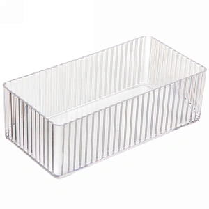 Органайзер - контейнер для хранения "ЭДЭЛЬ", прозрачный, 16.5*8*5см 