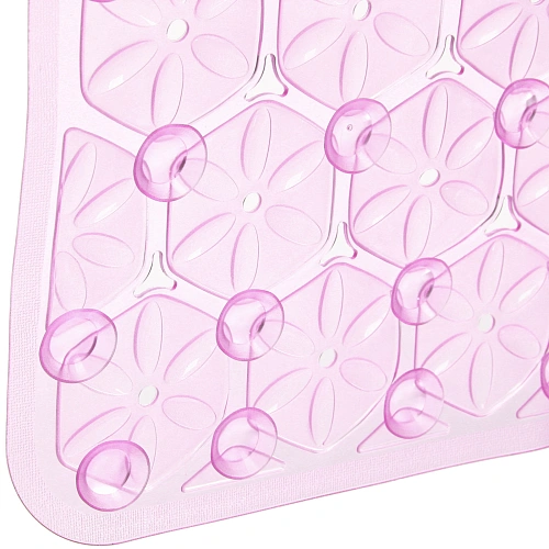 Коврик в ванну 67х37 Эллада розовый_4