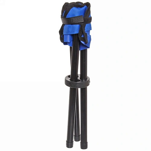 Стул (табурет) туристический складной 3 ножки 313140см до 100кг,цвет  синий_4