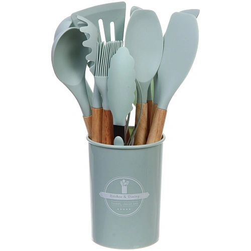 Набор кухонных принадлежностей  12шт Felicità мятный_6