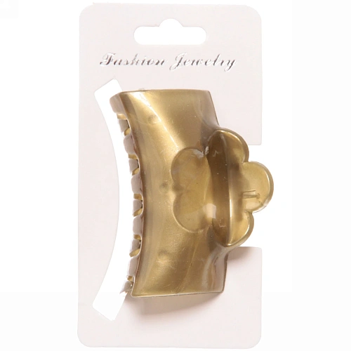 Заколка-краб для волос на блистере Gold Collection - Vera, микс 3 цвета, 6см _9
