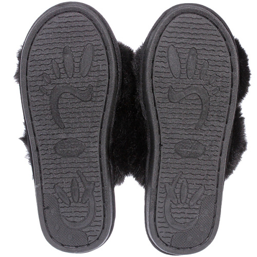 Тапочки женские домашние TWIN, цвет чёрный, р-р 36-37_9