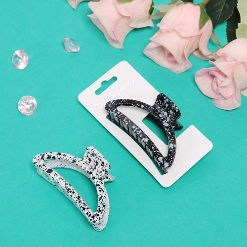 Заколка-краб для волос на блистере Emily Collection - Samanta, микс 2 цвета, 855см _3