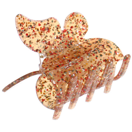 Заколка-краб для волос  ЭЙФОРИЯ ФЛО, нинель, микс 6 цветов, 4,7см (блистер Кокетка)_5