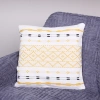 Чехол для декоративной подушки "CARNE", 43*43 см, цвет бело-жёлтый