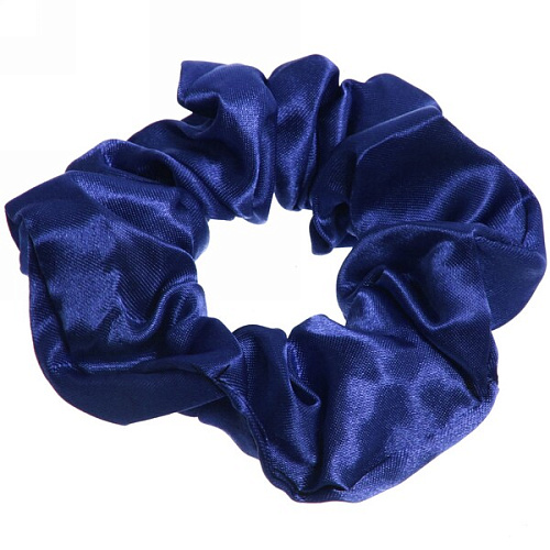 Резинка для волос 1шт, однотонная, микс 6 цветов, d-10,5см_12