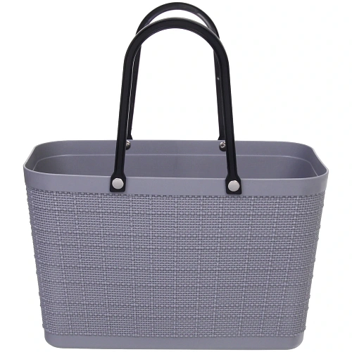 Корзинка для хранения с ручками ФИОРИ, цвет пыльно серый, 32,51837см (лейбл)_4