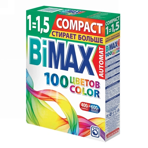 Порошок стиральный BIMAX Автомат Color Сompact 400 г