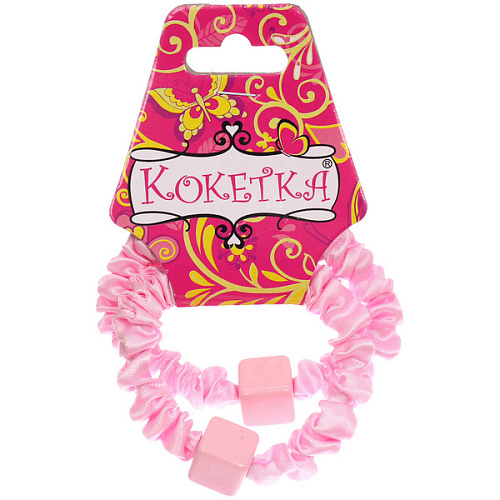 Резинки для волос 2шт Мята, кубики, микс 5 цветов, d-5см (Кокетка)_5