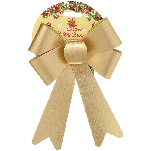Бант на ёлку Сказочные блики, Золото_4